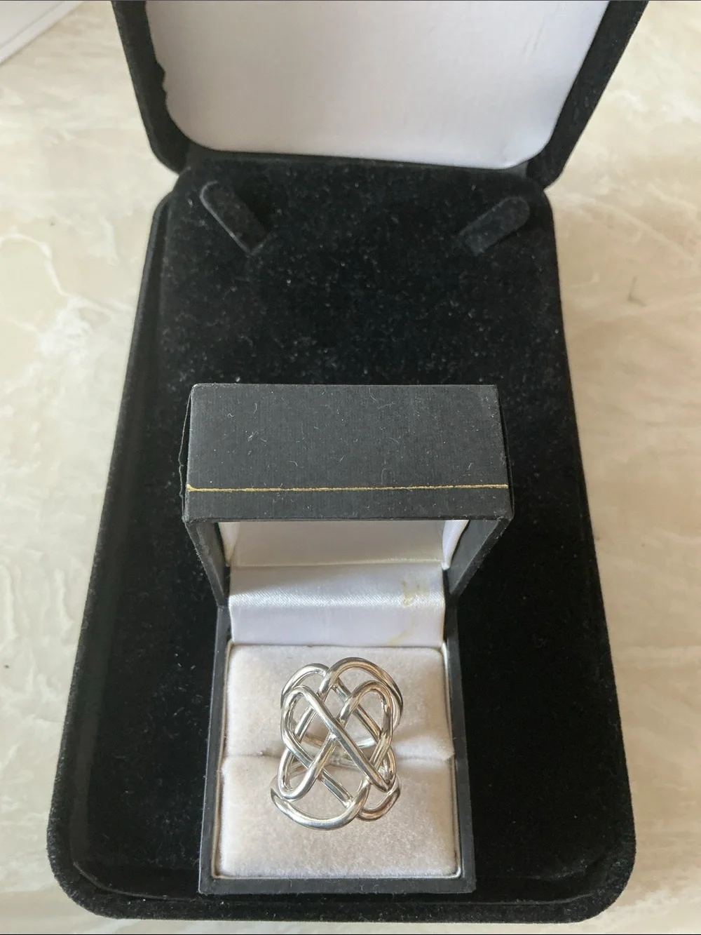 Silver Knot Statement Ring - Women Jewelry